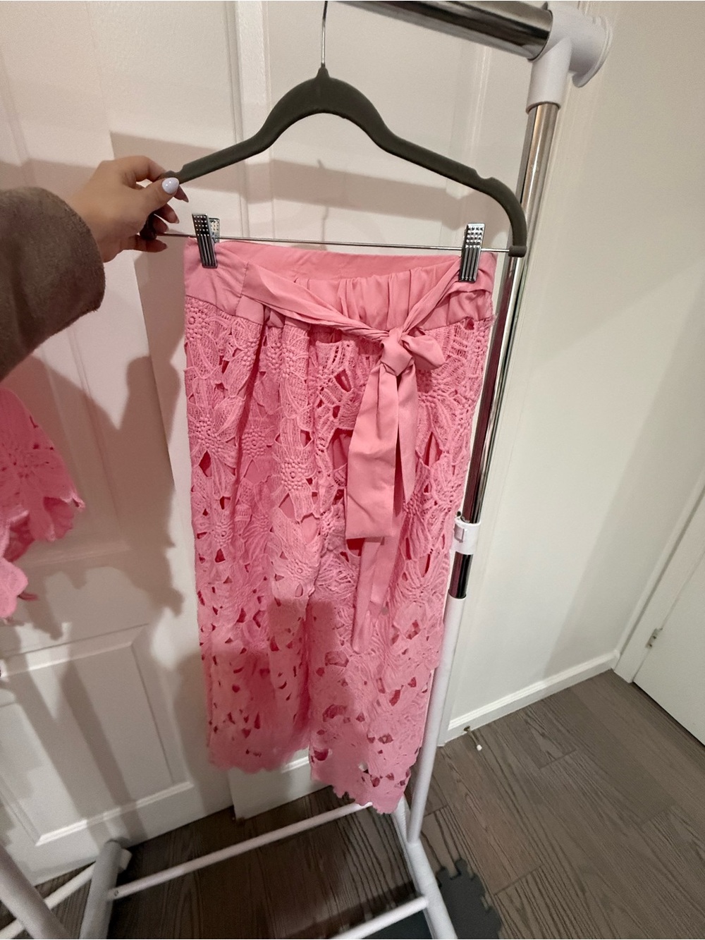 Pink Lace Shirt and Pant